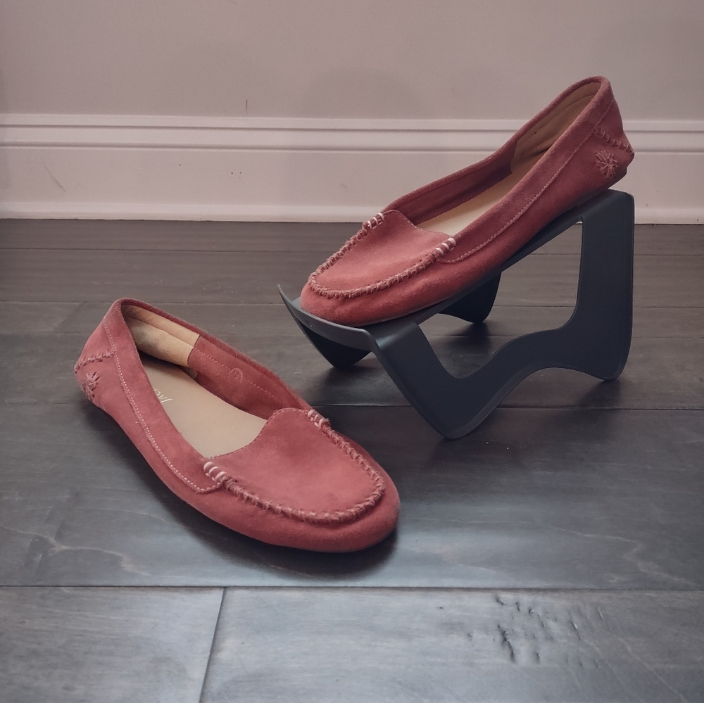 Jack Rogers Millie Suede Slip On Moccasins
